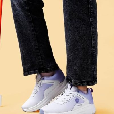 Women Mesh Lace Up Running Shoes