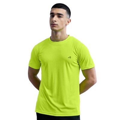 ports Activewear Half Sleeve Gym T-Shirt for Men for Trainin