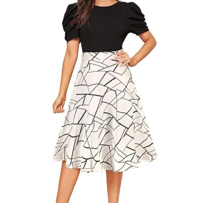 Women's A-LINE Knee Length Dress