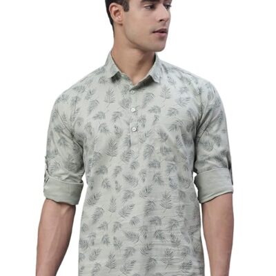 Men's Cotton Regular Fit Casual Kurta