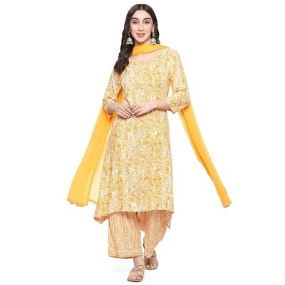Women Rayon Straight Suit Set