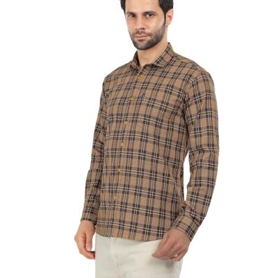Button-Down Checked Shirt for Everyday Wear Shirt